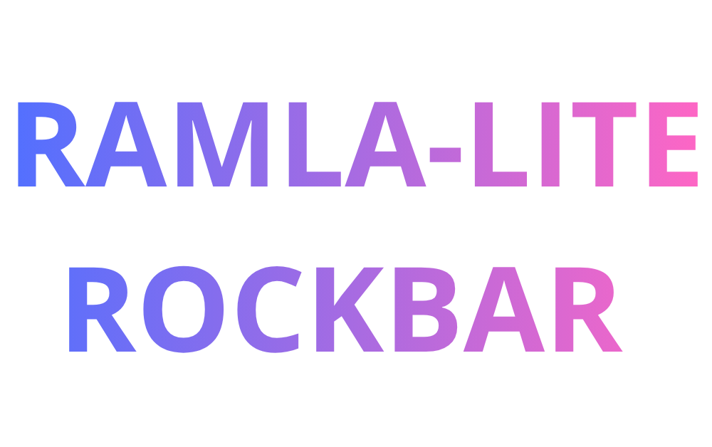 RAMLA-LITE ROCKBAR