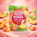 BEBETO PEACH RINGS GUMMY CANDY