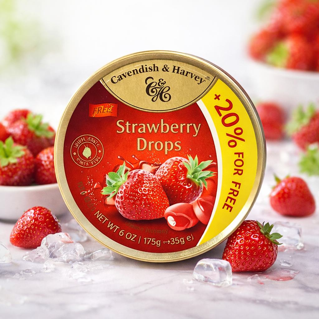 CAVENDISH&HARVEY STRAWBERRY DROPS