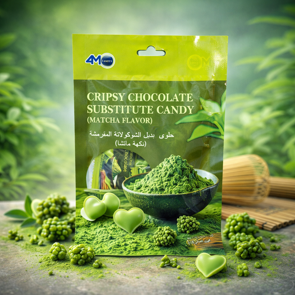 CRIPSY CHOCOLATE SUBSTITUTE CANDY MATCHA FLAVOR