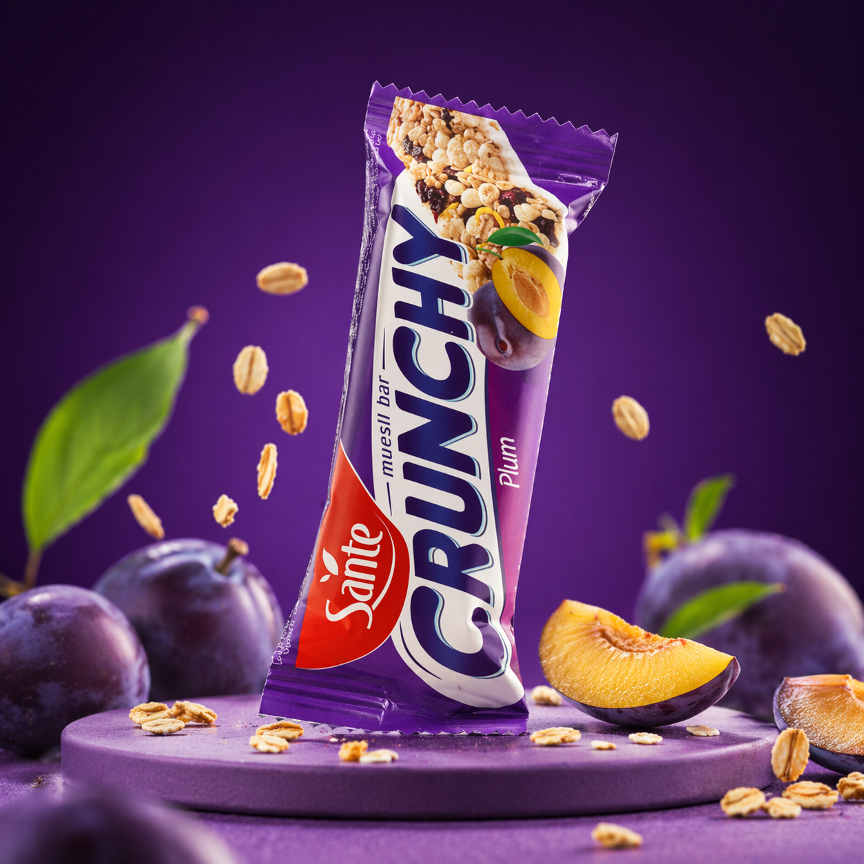 CROUSTY PLUM MUESLI BAR