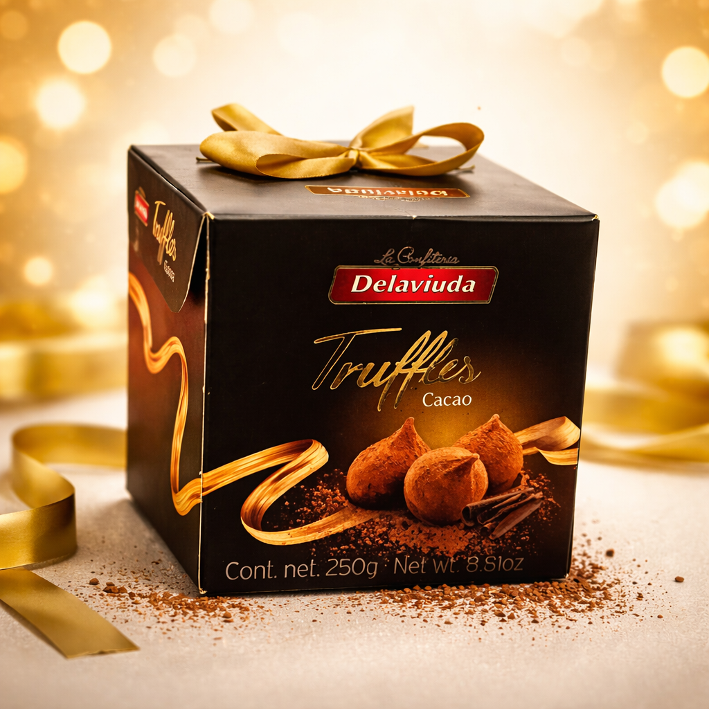 DELAVIUA TRUFFLES CACAO 250G