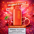 DRAGBAR ICZ MAX 10000 CHERRY POMEGRANATE POD