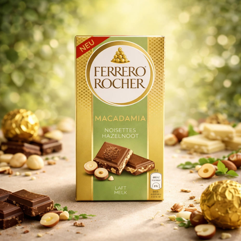FERRERO ROCHER MACADAMIA HAZELNUT HAZELNUT
