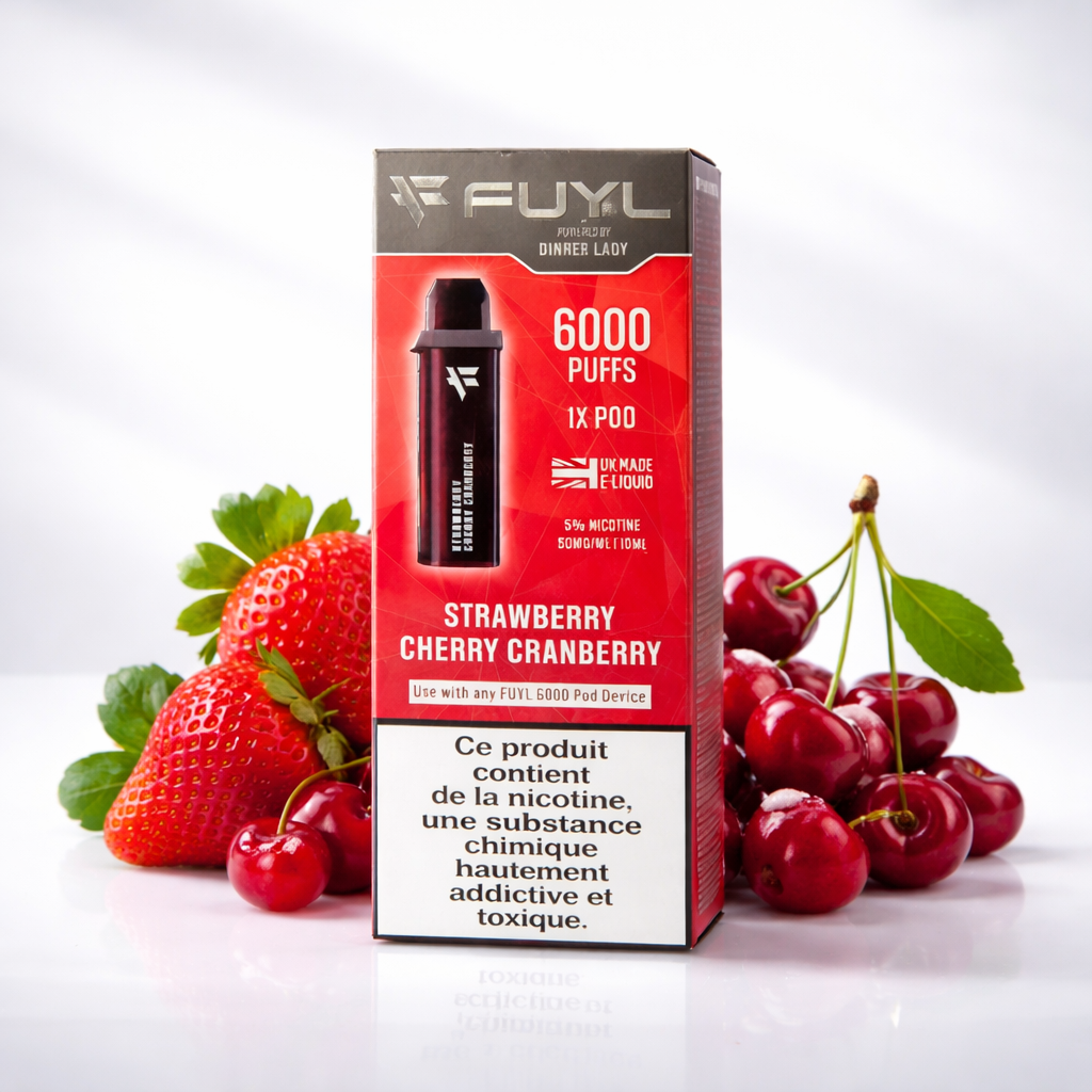 FUYL 6000 1X POD STRAWBERRY CHERRY CRANBERRY
