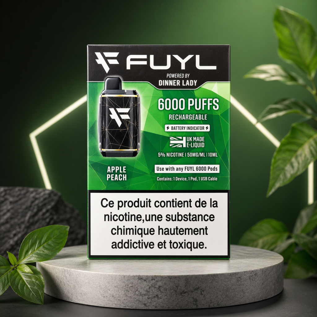 FUYL (POD+BATTERIE) 6000PUFFS 5%NICOTINE