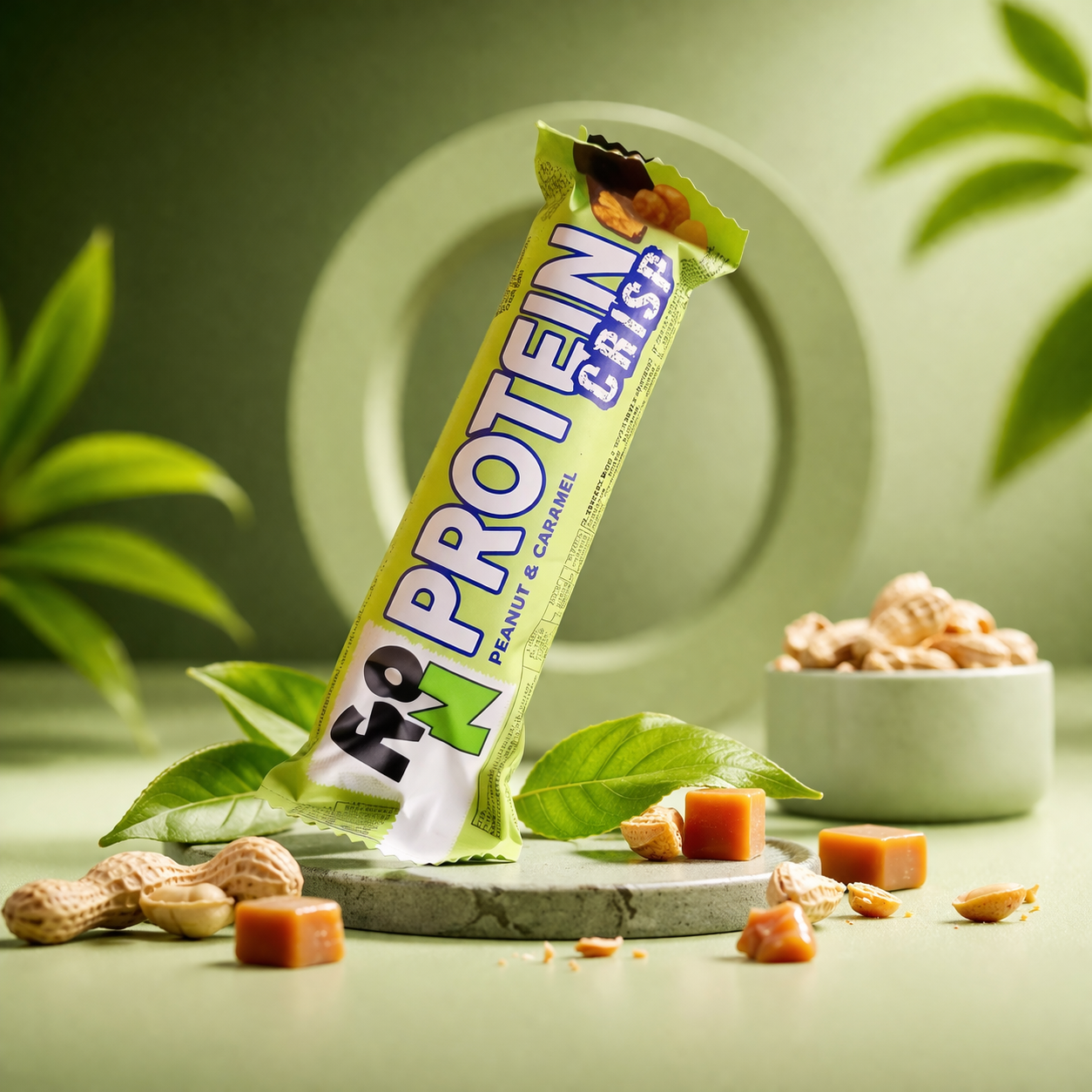 GO ON PROTEIN CRISP PEANUT AND CARAMEL