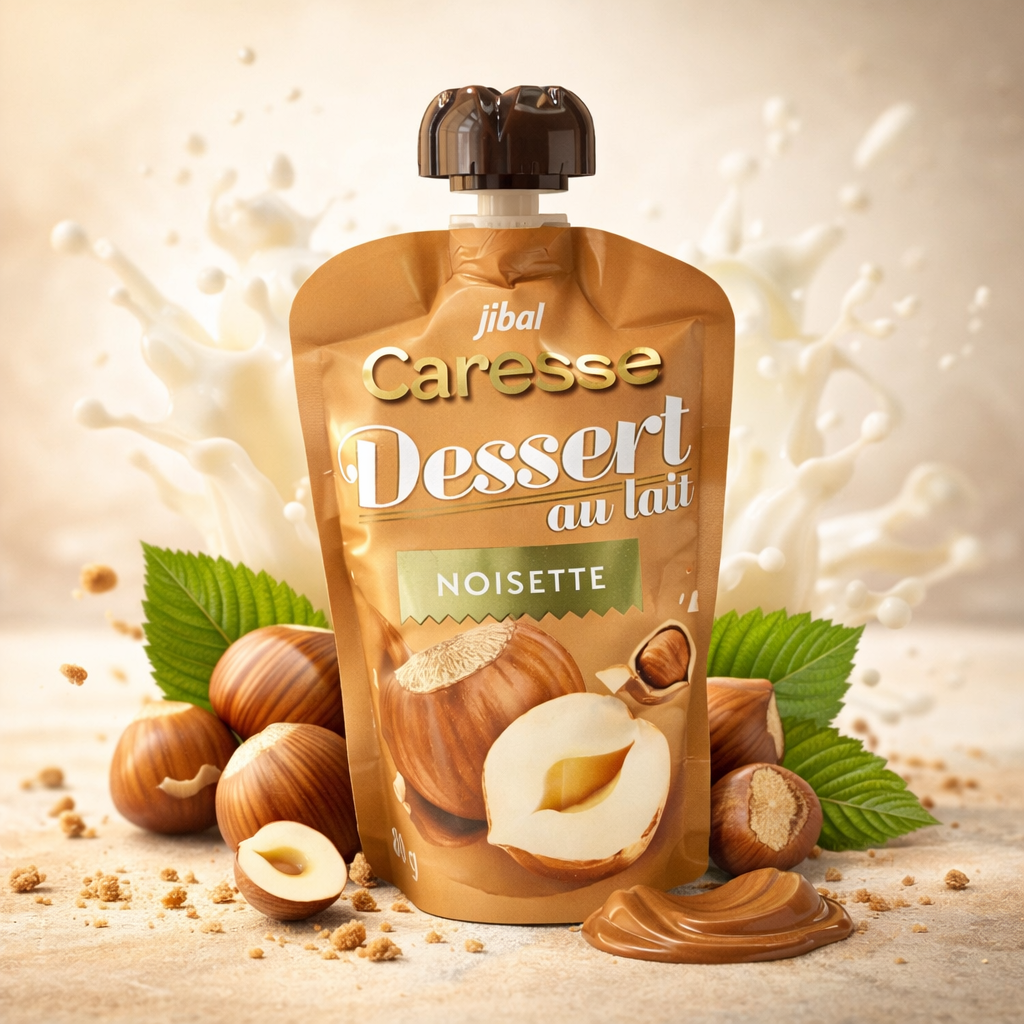CARESSE HAZELNUT MILK DESSERT
