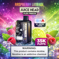 JUICE HEAD FLEX FREEZE 35000 RASPBERRY LIMEADE