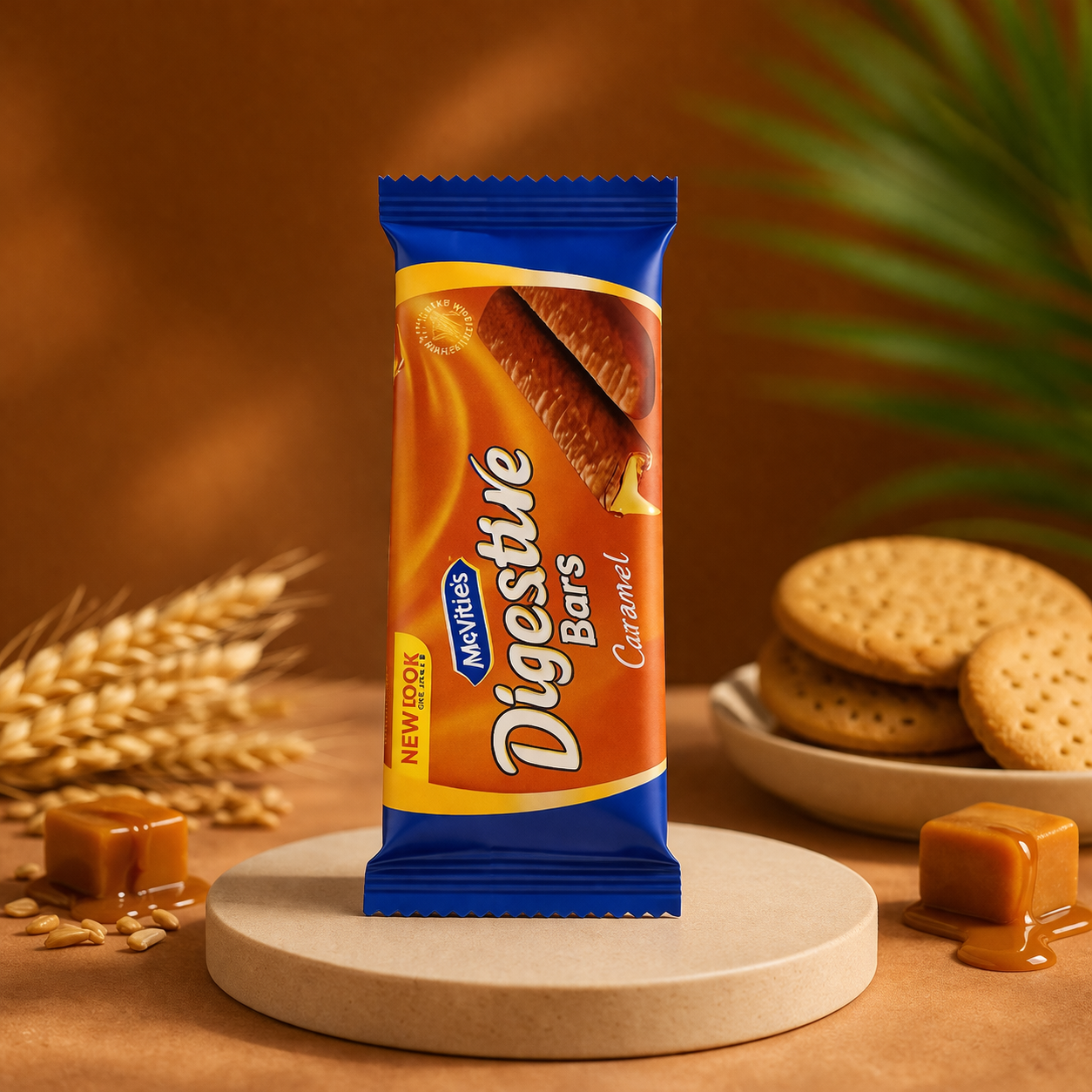 MCVITIES DIGESTIVE BARS CARAMEL