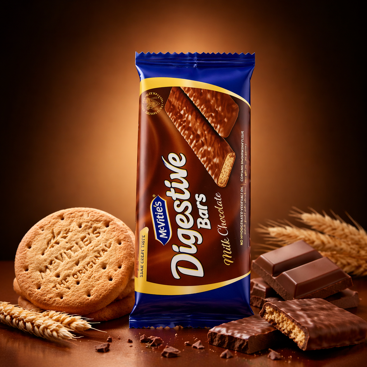 MCVITIES DIGESTIVE BARS MILK CHOCOLATE