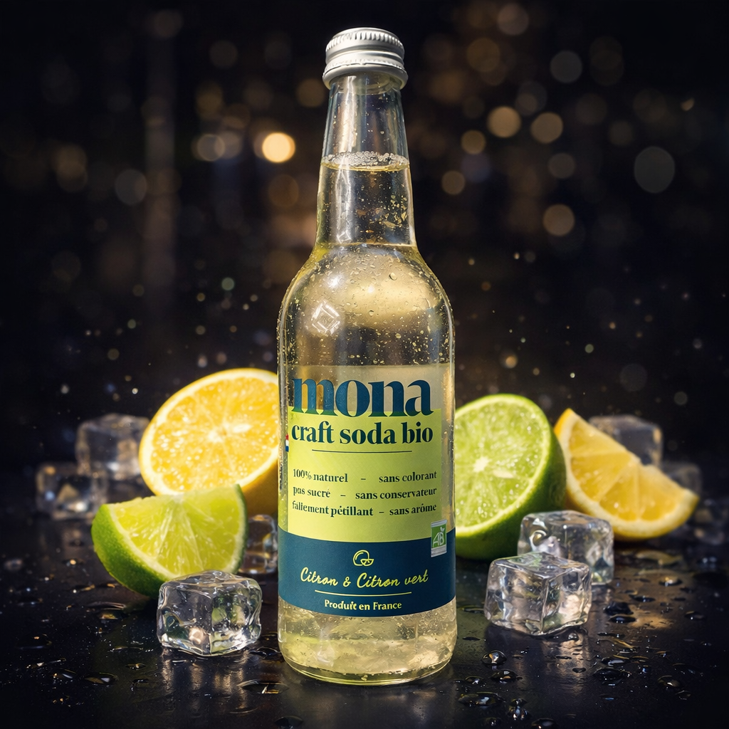 MONA CRAFT SODA BIO CITRON VERT & CITRON