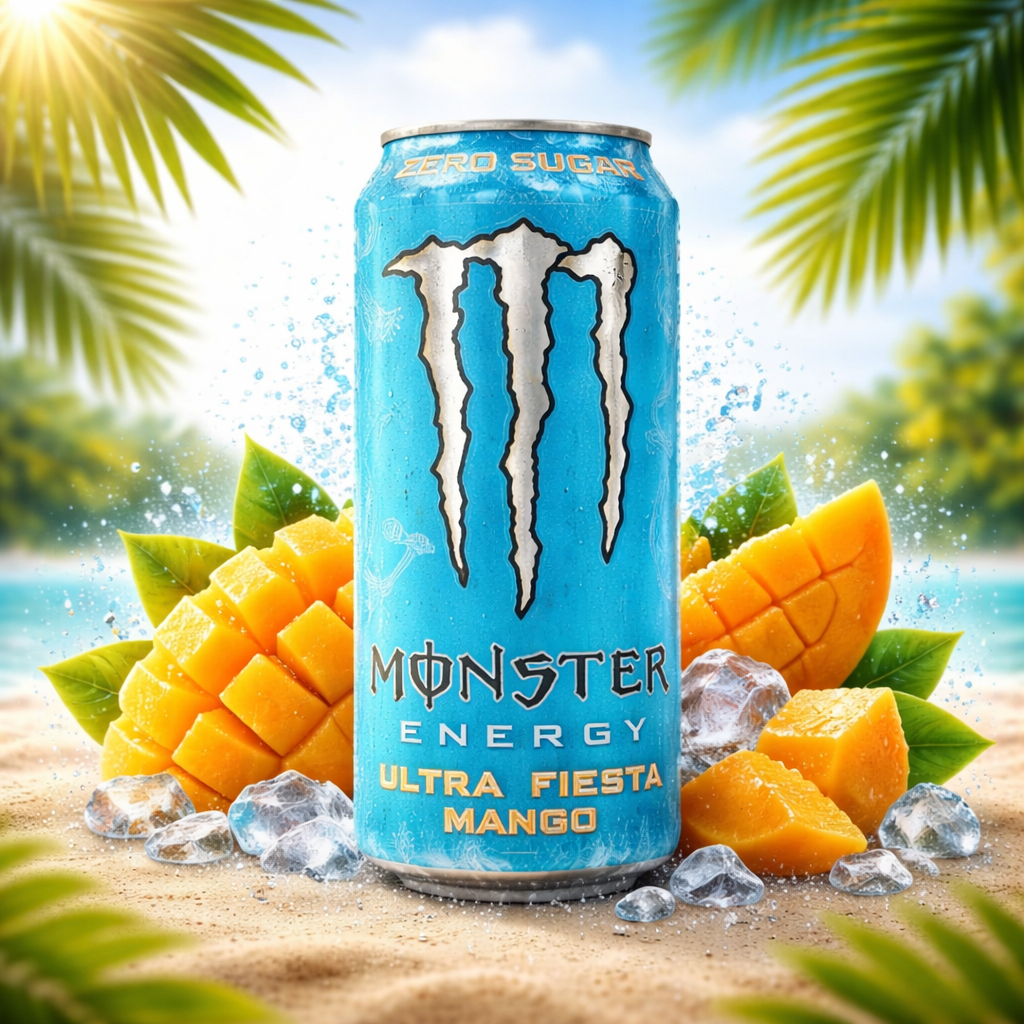 MONSTER ENERGY ZERO SUGAR ULTRA FIESTA MANGO
