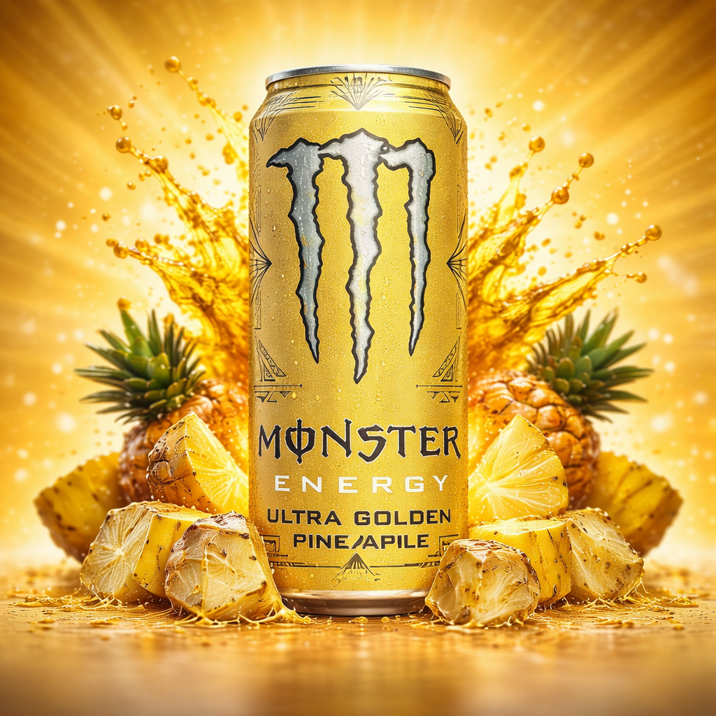 MONSTER ENERGY ULTRA GOLDEN PINEAPPLE