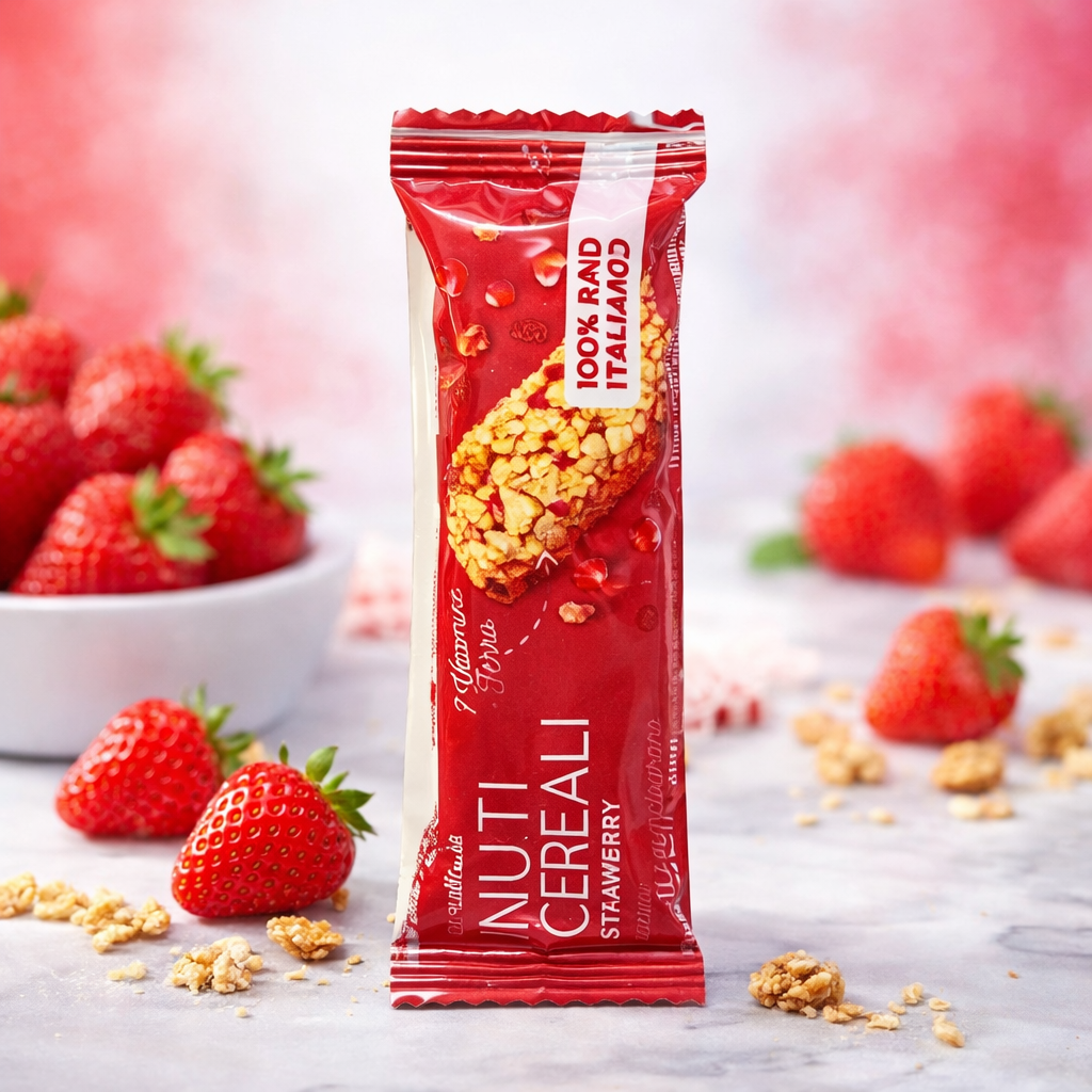 MULTI CEREAL STRAWBERRY (PACKAGING AND PRODUCTION)
