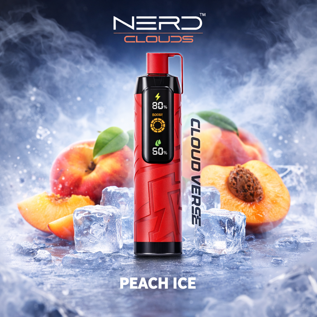 NERD CLOUDS PEACH ICE