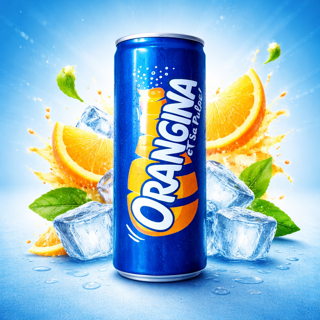 ORANGINA CANETTE 25CL