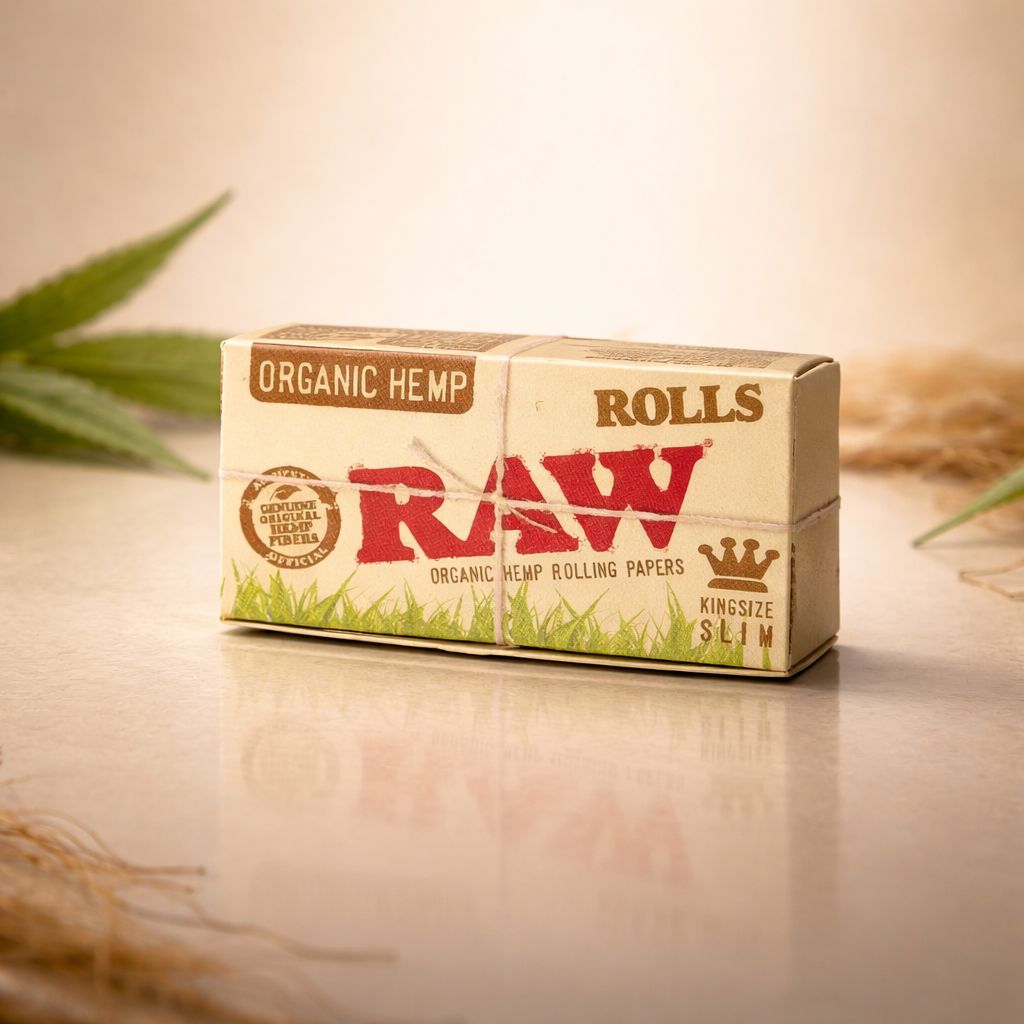 RAW ORGANIC HEMP ROLLING PAPERS 5 METRES