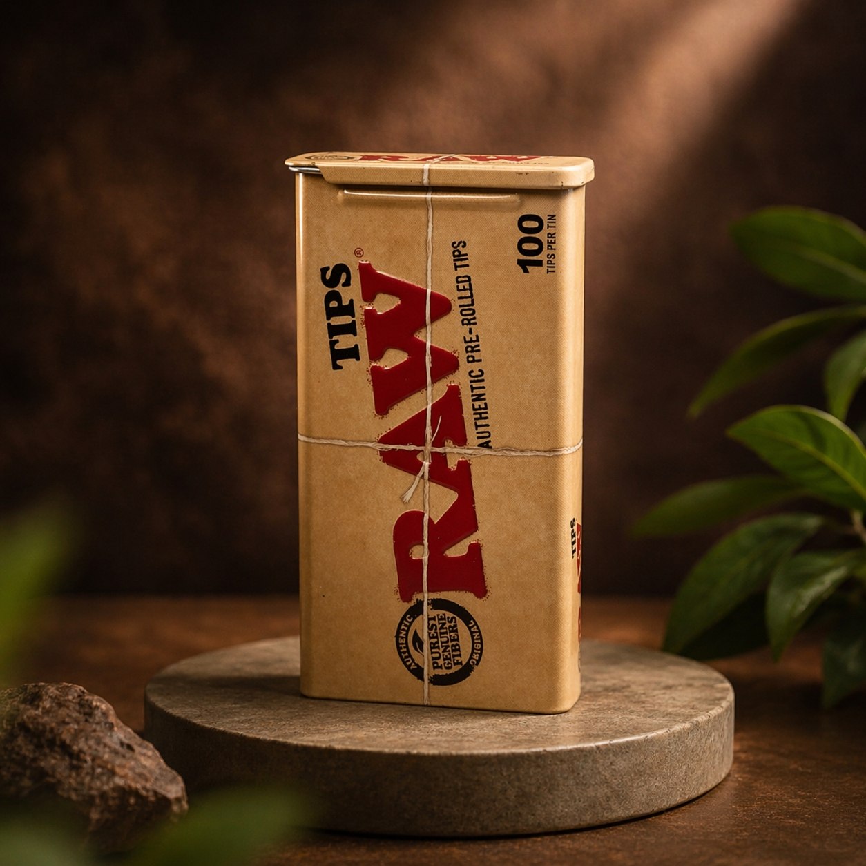 RAW AUTHENTIC PRE-ROLLED 100 TIPS