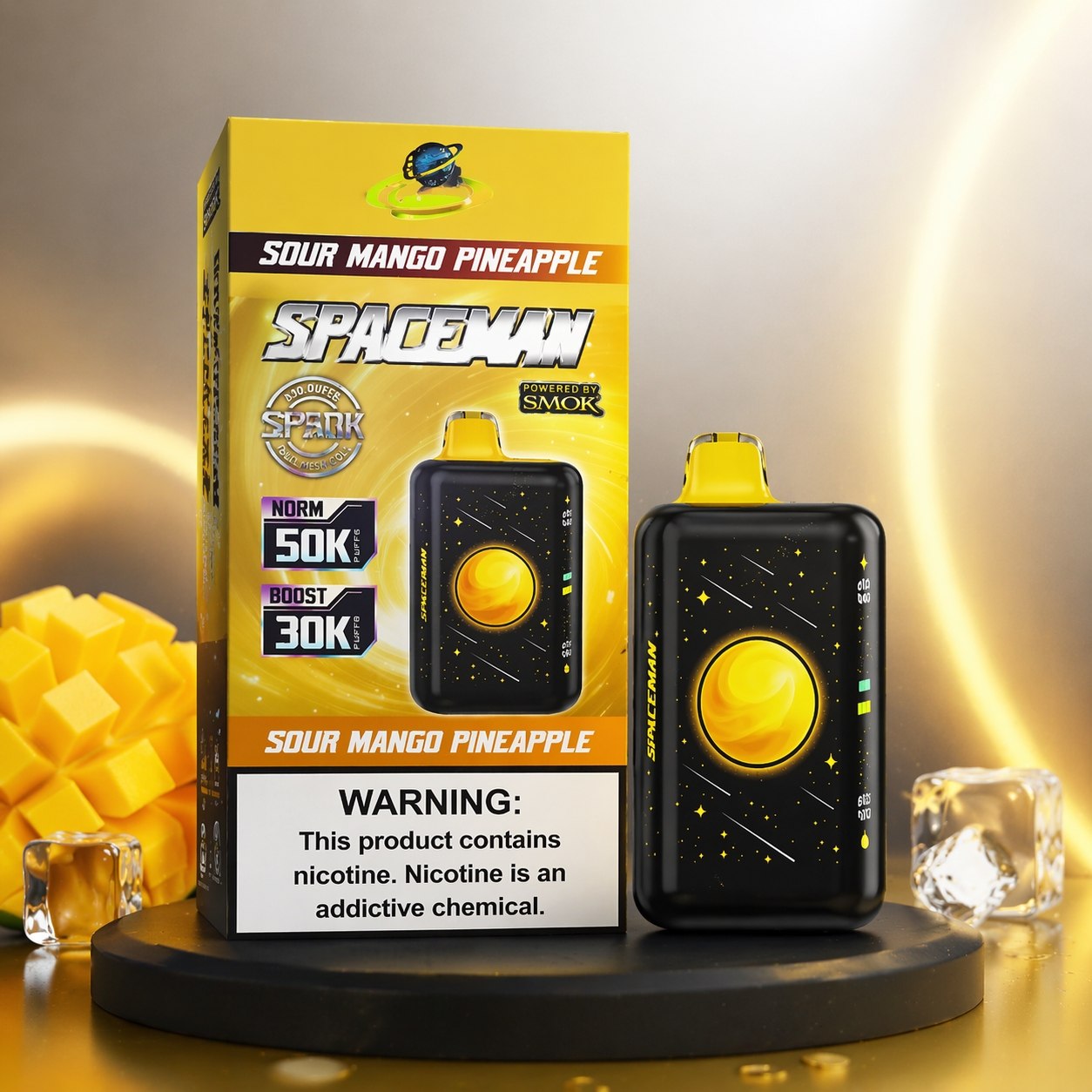 SPACEMAN 50000 SOUR MANGO PINEAPPLE