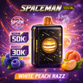 SPACEMAN 50000 WHITE PEACH RAZZ