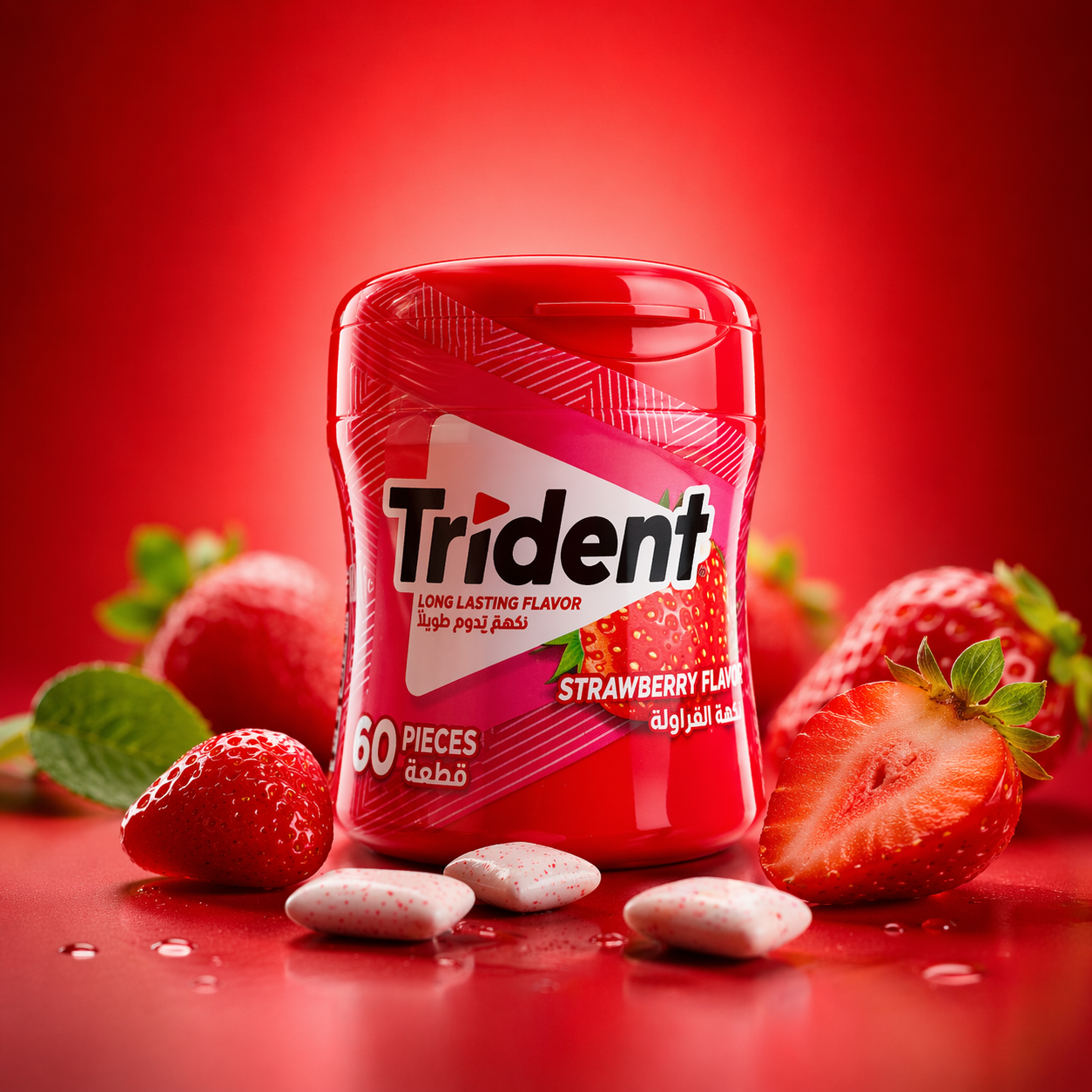 TRIDENT LONG LASTING 60 COUNT