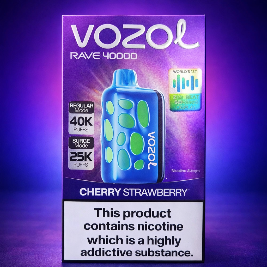 VOZOL 40000  CHERRY STRAWBERRY