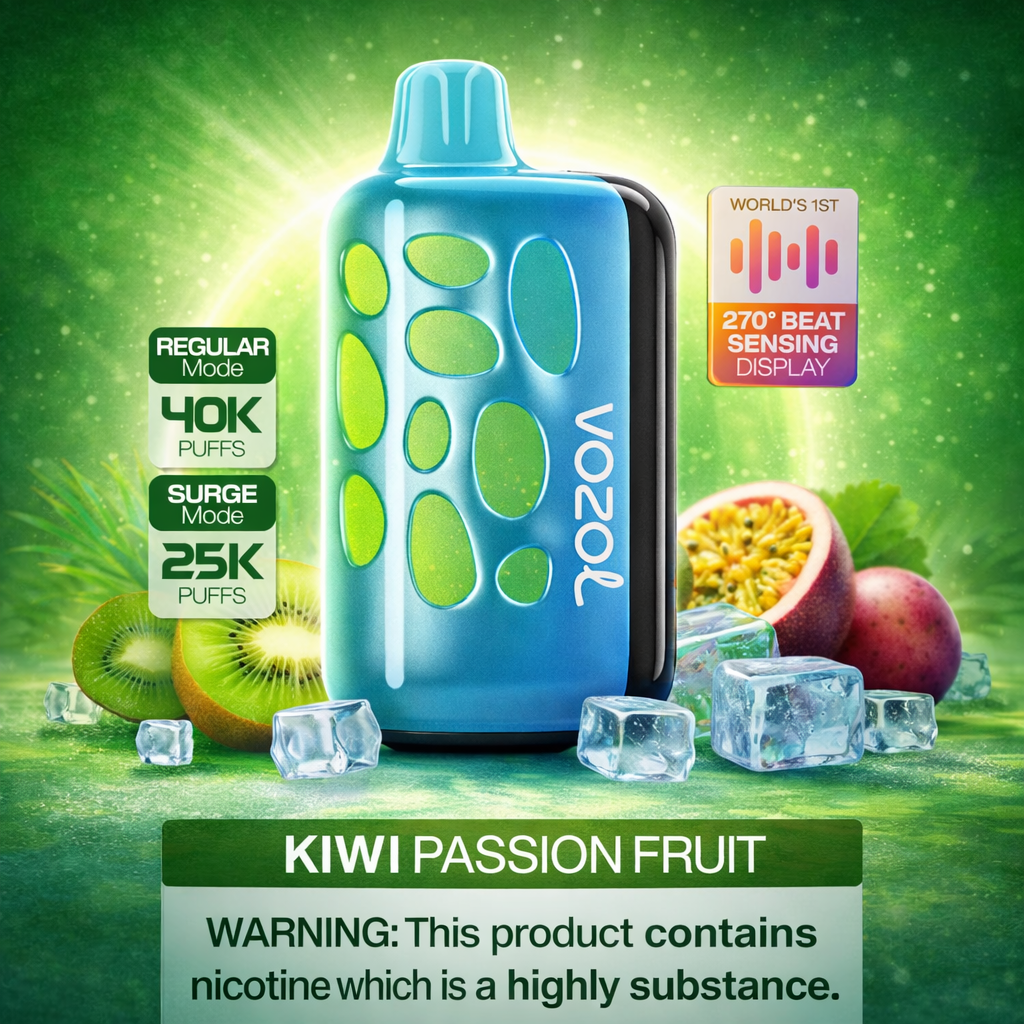 VOZOL 40000  KIWI PASSION FRUIT