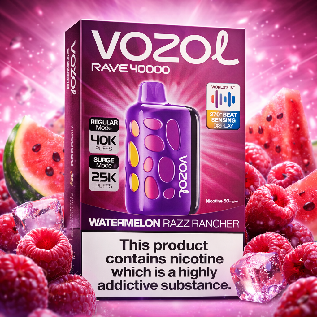 VOZOL 40000 WATERMELON RAZZ RANCHER