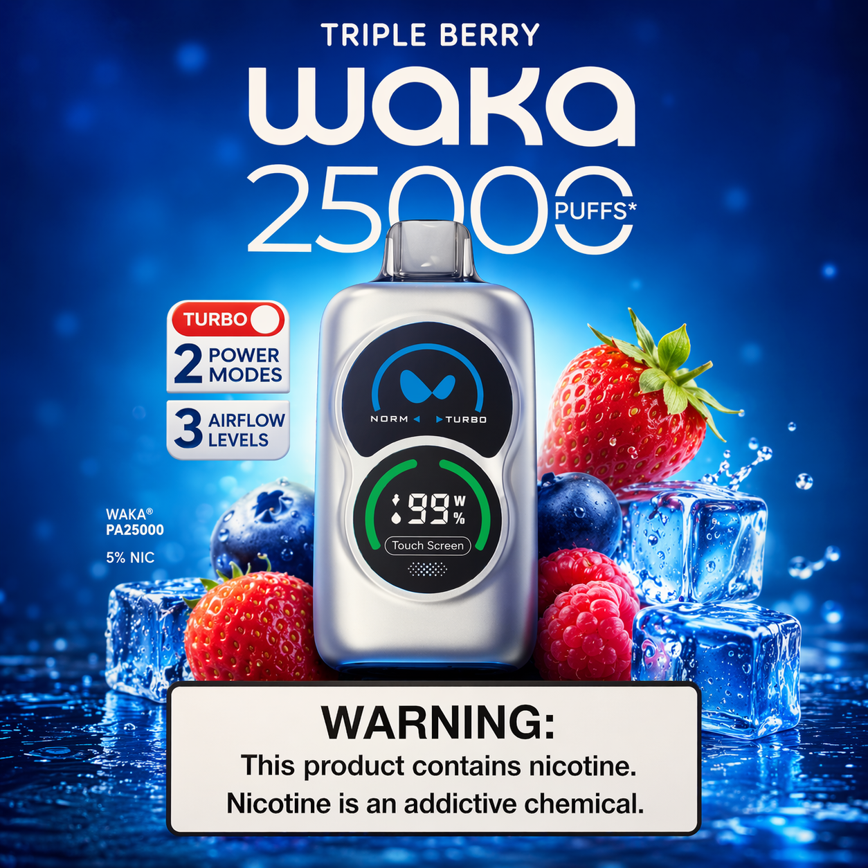 WAKA 25000 TRIPLE BERRY