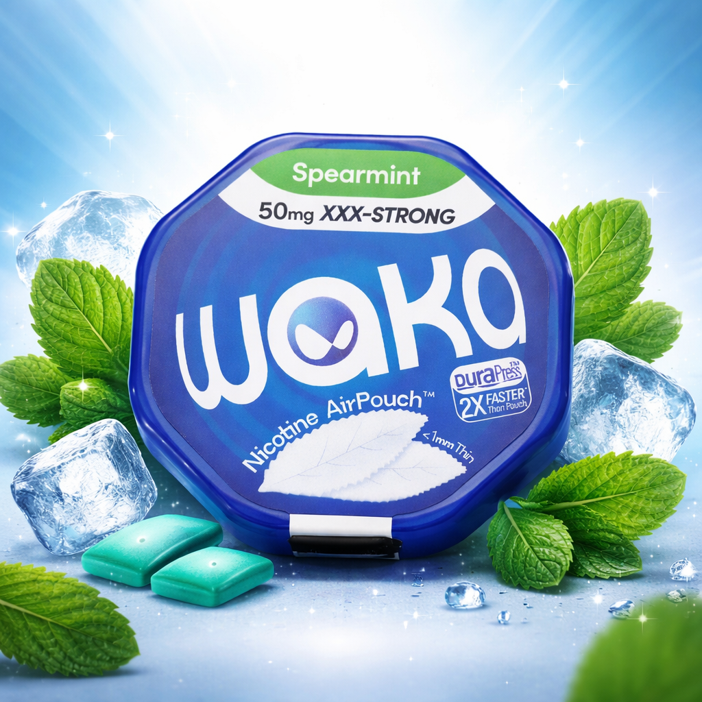 WAKA NICOTINE AIRPOUCH 50MG SPEARMINT