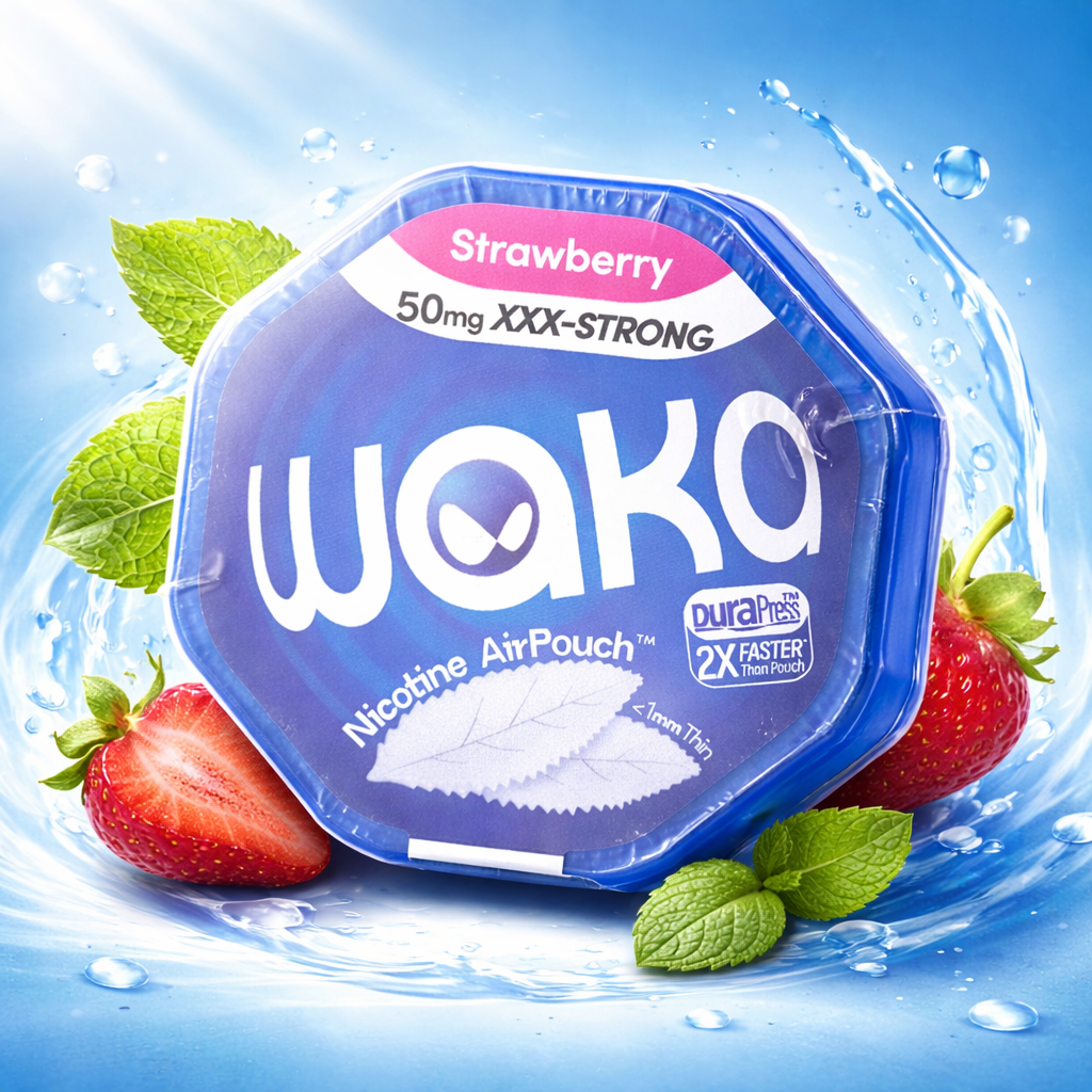 WAKA NICOTINE AIRPOUCH 50MG STRAWBERRY